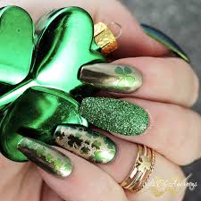 Patrick's day nail designs that are better than a pot o' gold. Lucky Charms St Patrick S Day Nail Art With Wildflowers Stamping Gel