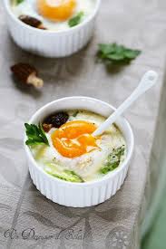 Oeufs Cocotte Aux Asperges Morilles Et Parmesan Recettes De Cuisine Recette Facile Recette