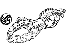 Coloring pages trace the letter 'a' and color the alligator trace the letter 'a' and color the alligator alligator coloring page trace the letter 'a' and color the alligator Alligator Coloring Pages With Ali The Volleybragswag Ds Alligator