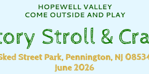 HC Come Outside & Play: Story Stroll & Craft