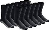 Men's Dri-tech Moisture Control Crew Socks Multipack Dickies