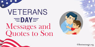 Navy stands aboard the uss the sullivans (ddg 68) as it sits docked in new york harbor, november. Best Happy Veterans Day Messages And Quotes To Son Ultima Status