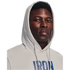 Under Armour Mens PR Terry Short Sleeve HD Sleeveless OTH Hoodie Hooded Top 