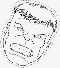 Mascara De Hulk Para Colorear E Imprimir Material Para Maestros Planeaciones Examenes Materia Mascaras De Superheroes Caretas Halloween Mascaras Carnaval