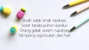 We did not find results for: 25 Contoh Pantun Nasehat Dan Maknanya Kepogaul