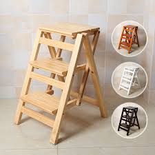 5 out of 5 stars. Multi Functional Ladder Stool Chair Bench Seat Wood Step Stool Folding 3 Tier For Any Task Around The Kitchen Office Bathroom Living Room Chairs Aliexpress