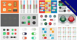 開關圖示 35套illustrator 按鈕開關圖案下載 開關符號推薦 tutorial