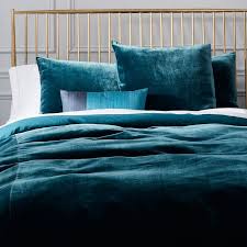 West elm organic modern geo duvet cover full/queen white $170 open package read. West Elm Duvet Cover Velvet Duvet Teal Bedding Bedding Sets
