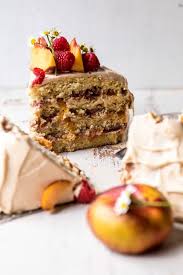 Peach Ricotta Layer Cake With Browned Butter Buttercream Half Baked Harvest Recipe Half Baked Harvest Peach Cake Food