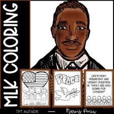Includes images of baby animals, flowers, rain showers, and more. Martin Luther King Coloring Page Worksheets Teaching Resources Tpt