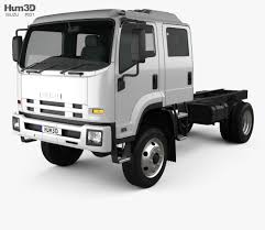 Isuzu Fts 800 Crew Cab Chassis Truck 2014 3d Model Crew Cab Trucks 3d Model