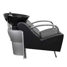 Stockholm Salonshampoo Backwash Unit In Black With Black Bowl In 2020 Black Bowl Shampoo Chair Home Beauty Salon
