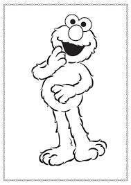 Kids birthday cake coloring pages. Free Printable Elmo Coloring Pages For Kids