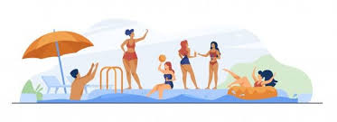 Download Happy People Enjoying Swimming Pool Party For Free In 2020 Party Swimming Pool Happy People Pool Party Invitations