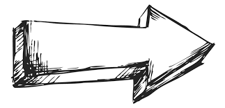 Seta preta de desenho à direita PNG transparente - StickPNG