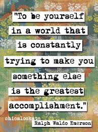 Ralph Waldo Emerson Be Yourself Quote Art Print P317 Stay Positive Quotes Be Yourself Quotes Words