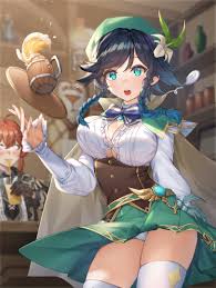 Rule34 art of Lumine and Xiao's raw lust