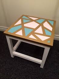 Coffee table as a unique element. An Old Pine Ikea Coffee Table That I Ve Sanded And Painting Using Rustoleum Furniture Paint Colours A Painted Table Tops Upcycle Table Painted Coffee Tables