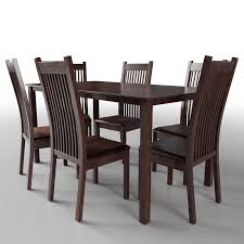 Kitchen table and chair set. Dark Wood Dining Table And Chairs Imeshh