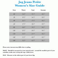 Petite Inseam Size Chart Petite Size Chart Every Petite