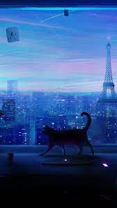 24 Anime Cat Wallpaper Iphone Gif In 2021 Anime Scenery Anime Scenery Wallpaper Scenery