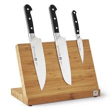 Holds a large recipe card nicely up off the counter and away from spills. Zwilling J A Henckels Bamboo Magnetic Knife Block Williams Sonoma