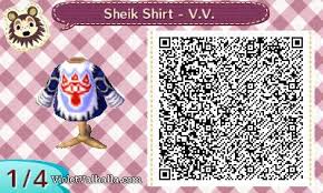 Sheik Shirt V V Animal Crossing Animal Crossing Qr Qr Codes Animal Crossing
