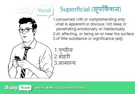 Superficial Meaning Google Search New Words Vocabulary Words Words