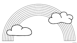Un mega livre gratuit de dessin de coloriage dessin a numéro pour relaxation , des coloriages de dessin a numéro à imprimer pour une activité coloriage dessin a numéro. Coloriage Arc En Ciel Avec Nuage Jecolorie Com