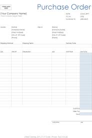 Stay connected and stay tuned for new offers and deals we have from time to time. Free Purchase Order Templates Invoiceberry