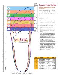 Printable Shoe Size Chart Activity Shelter