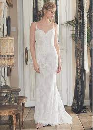 Elegant Lace Spaghetti Straps Neckline Sheath Colmun Wedding Dress With Beaded Lace Simple Elegant Wedding Dress Simple Wedding Gowns Inexpensive Wedding Gown