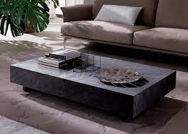 Ozzio rondo coffee table, color wengé #coffe #ozzio #rondo #table #wenge. Ozzio Box Transformable Table In Stone Ozzio Furniture At Go Modern London