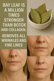 Bay leaf removes wrinkles and fine lines