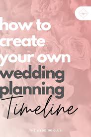 With our expert help you'll plan the wedding of your dreams just the way you want it. How To Create Your Own Wedding Planning Timeline The Wedding Club