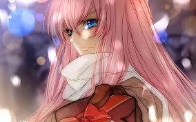 In the manga series her hair hue is a symbol of her powerful and privileged position. Hd Wallpaper Anime Girl Blue Eyes Pink Hair Awesome Wallpaper Flare