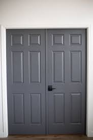 Hot shots of red, yellow or orange are naturally warm and exuberant. Dark Gray Doors How To Paint Your Own All For The Memories Grey Interior Doors Dark Interior Doors Doors Interior