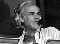 Bill King in the booth at the Coliseum THE BARD: Since 1966, Raiders fans far and wide have known Bill King as &quot;The Voice of ... - bill-king_raiders-booth_x200