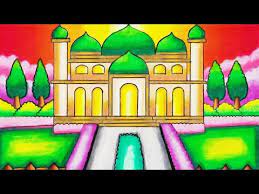 Dan mudah dalam pengoperasiannya, hanya ketuk untuk mengambil warna yg diinginkan dan ketuk sekali lagi untuk. Cara Menggambar Masjid Mudah Cara Menggambar Dan Mewarnai Masjid Youtube