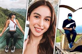 Viva artists agency officially announced on wednesday, september 30, that julia barretto is the newest star to. Julia Barretto S G Pendant Hiking Photo Stir Latest Romance Rumors Abs Cbn News