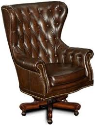 Governors Genuine Brown Leather Executive Office Desk Chair Leather Office Chair Home Office Chairs Furniture