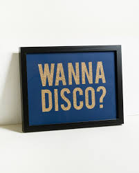Squeeze your gray paint onto the paint palette and paint your canvas using your paintbrush. Wanna Disco Navy Gold Glitter Wall Art Oliver Bonas