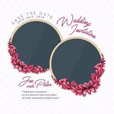 Hand Drawn Black Floral Wedding Invitation Card Wedding Floral Wedding Invitation Card Watercolor Floral Wedding Invitations Floral Wedding Invitations