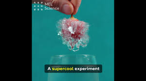 A fog formed of supercooled water droplets which freeze upon contact with exposed objets and form a coating of rime/clear ice. A Supercool Experiment Mel Chemistry