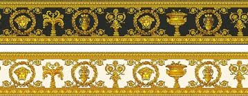 Black And White Wallpaper Borders Uk Versace Wallpaper Borders Medusa Head Luxury Designer Embossed 2 Colours Ebay Versace Wallpaper Pattern Design Inspiration Wallpaper Border