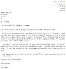 I am a third year student at the. Cover Letter Example Cover Letter Example For Security Job