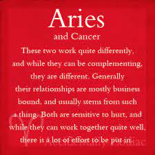 When aries and cancer come together in a love affair, it's a case of opposites attracting. Aries And Cancer Aries Cancer Compatibility Zodiac Signs Cancer Aries Cancer