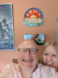 Beautiful night for a beer at the local brewery