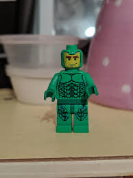 A page for describing characters: Found This Original Raimi Era Green Goblin Minifigure While Clearing Out My Childhood Bedroom No Mask Just The Chiseled Features Of Lego Willem Dafoe Spiderman