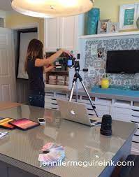 The girls work across from me and share my supplies. Video Paper Storage Creative Spaces Vol 3 Blog Hop Giveaway Jennifer Mcguire Ink